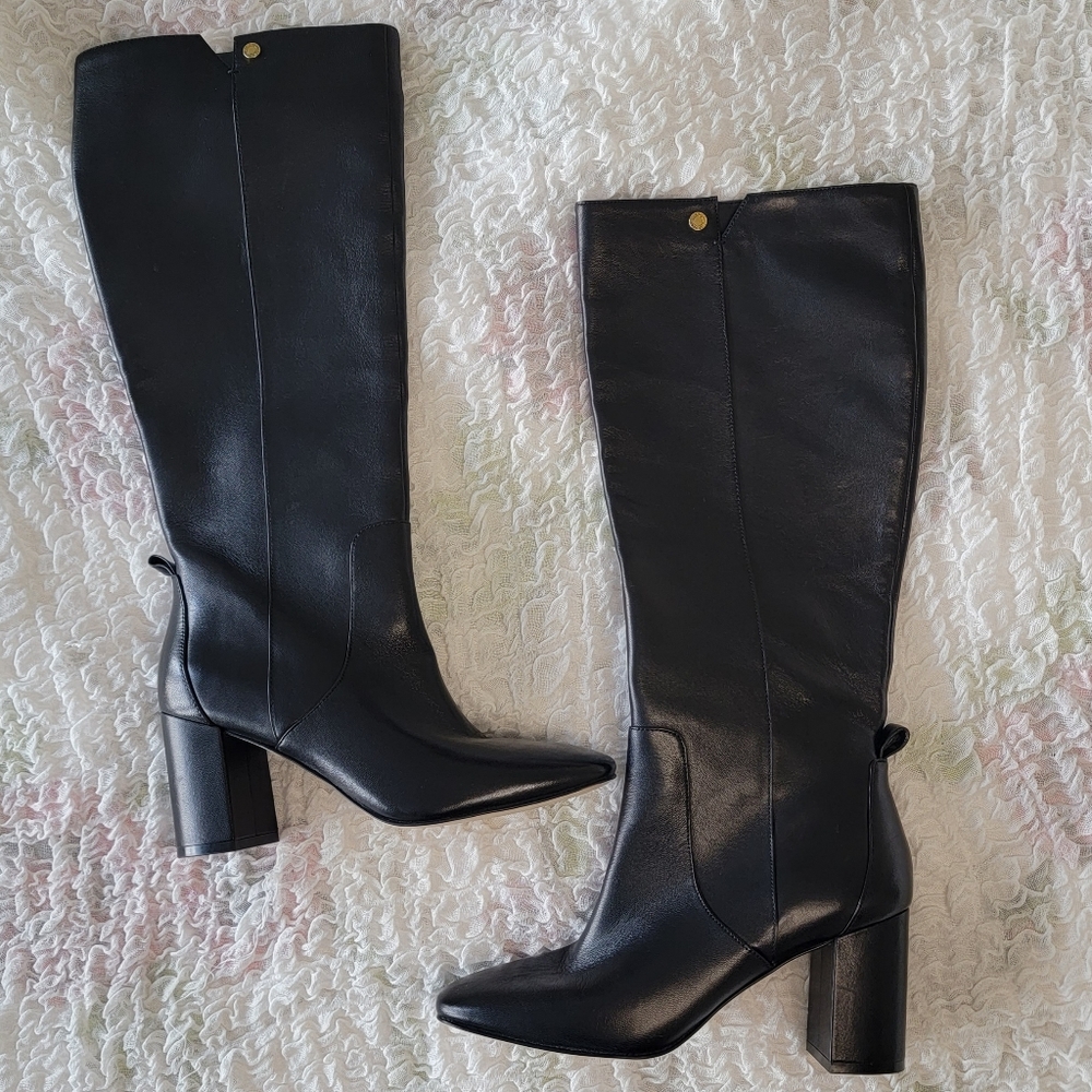 Cole Haan Black Chrystie Tall Boot Sz 7